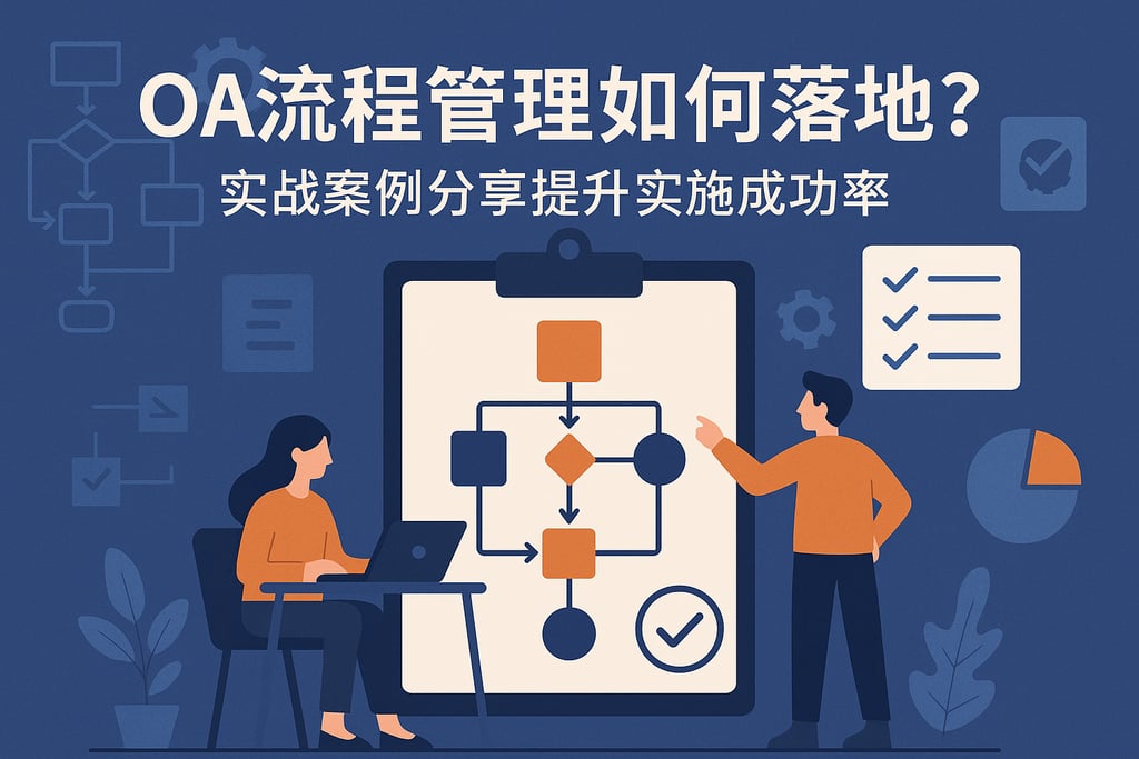 OA流程管理如何落地？实战案例分享提升实施成功率"